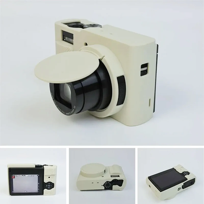 Lumix ZS99 TZ99 حقيبة كاميرا لينة سيليكون واقية لباناسونيك لوميكس DC-TZ99 DC-ZS99 كاميرات مع غطاء حامي العدسة #2