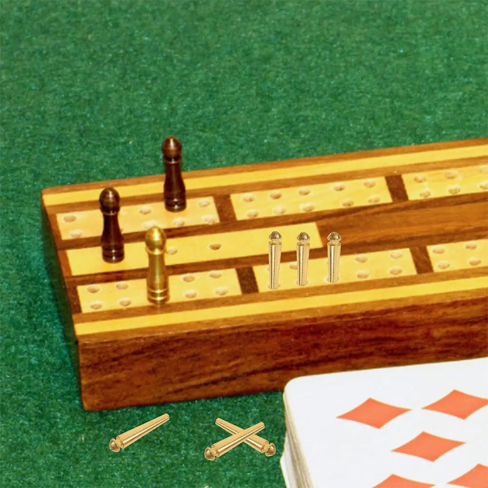 50 قطعة دبابيس لوحة Cribbage أوتاد معدنية متينة مناسبة للسفر المنزل الأسرة التقليدية مجلس لعبة اكسسوارات أوتاد Cribbage المعدنية