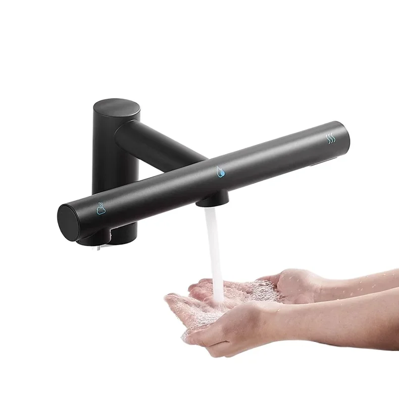 

3-in-1 integrated induction water output soap liquid hair dryer hand induction faucet induction soap liquid dryer
