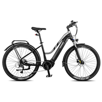 FAFREES FM8 Electric Bike 27.5 inch 250W Mid-drive Motor 25km Max Speed 36V 14.5Ah Battery 100-120km Range APP Control