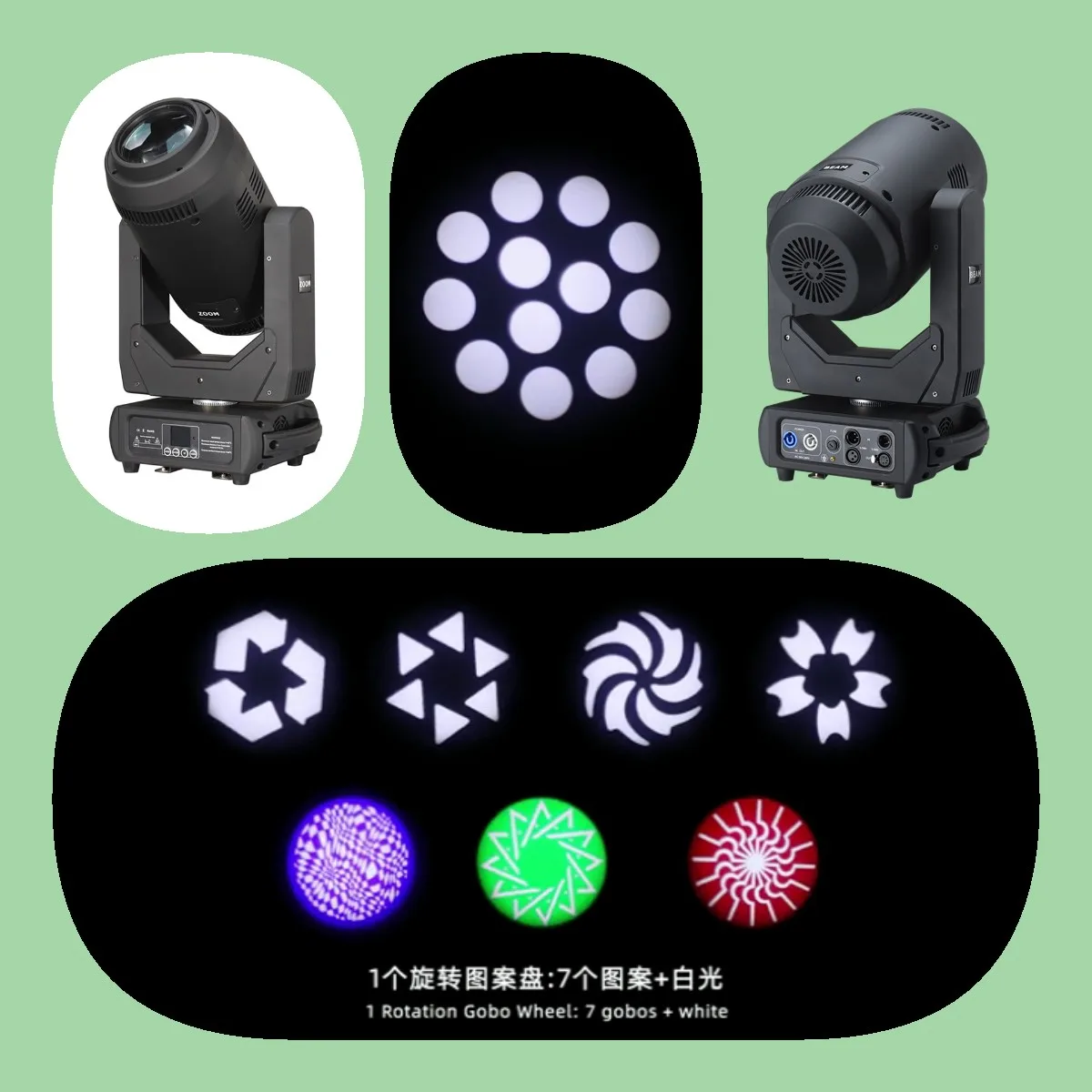 2Pcs/Lot Guangzhou factory hot sale CMY 350W led beam spot wash 3 in 1 stage moving head light