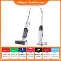 ILIFE W90 Cordless Wireless Wet Dry Smart Mop Washing , 5500Pa Suction, 1 Min Self Cleaning, Large Dual Water Tank