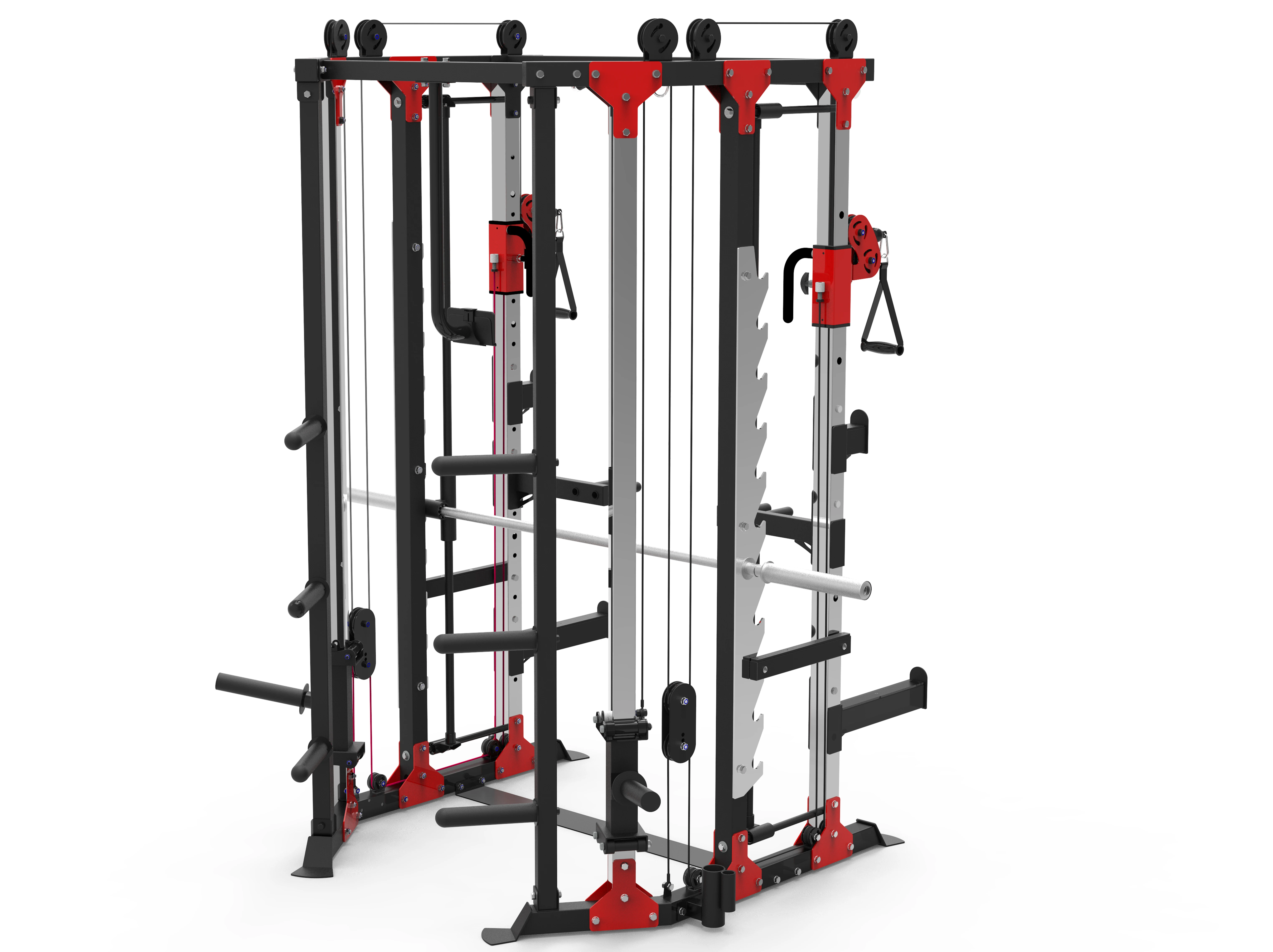 Multifunctional Home Gym with Smith Machine Gym Equipment Smith Machine Bodybuilding