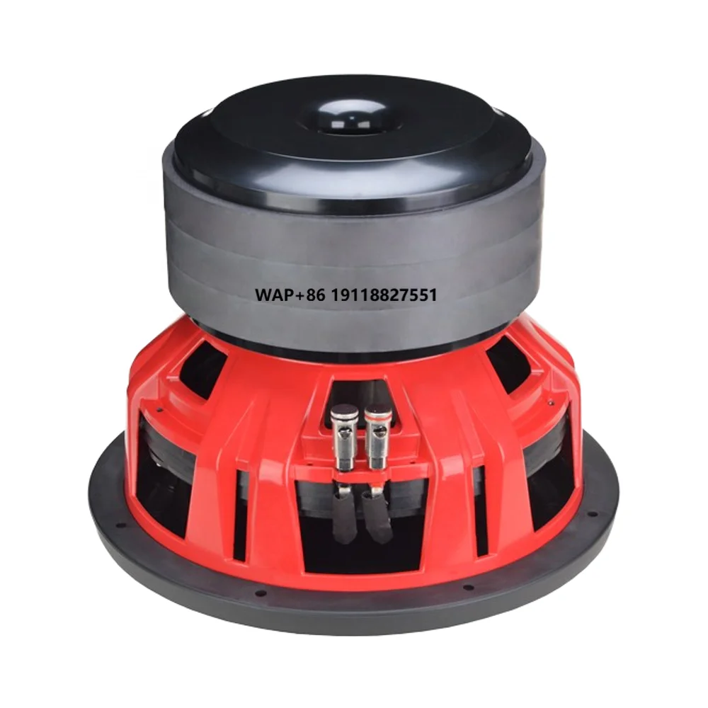 

2000W RMS 12 Inch Carbon Fiber Car Subwoofer 4 Inch VC Suitable for Feeling Sound Waves Speaker, 12100-027T-F