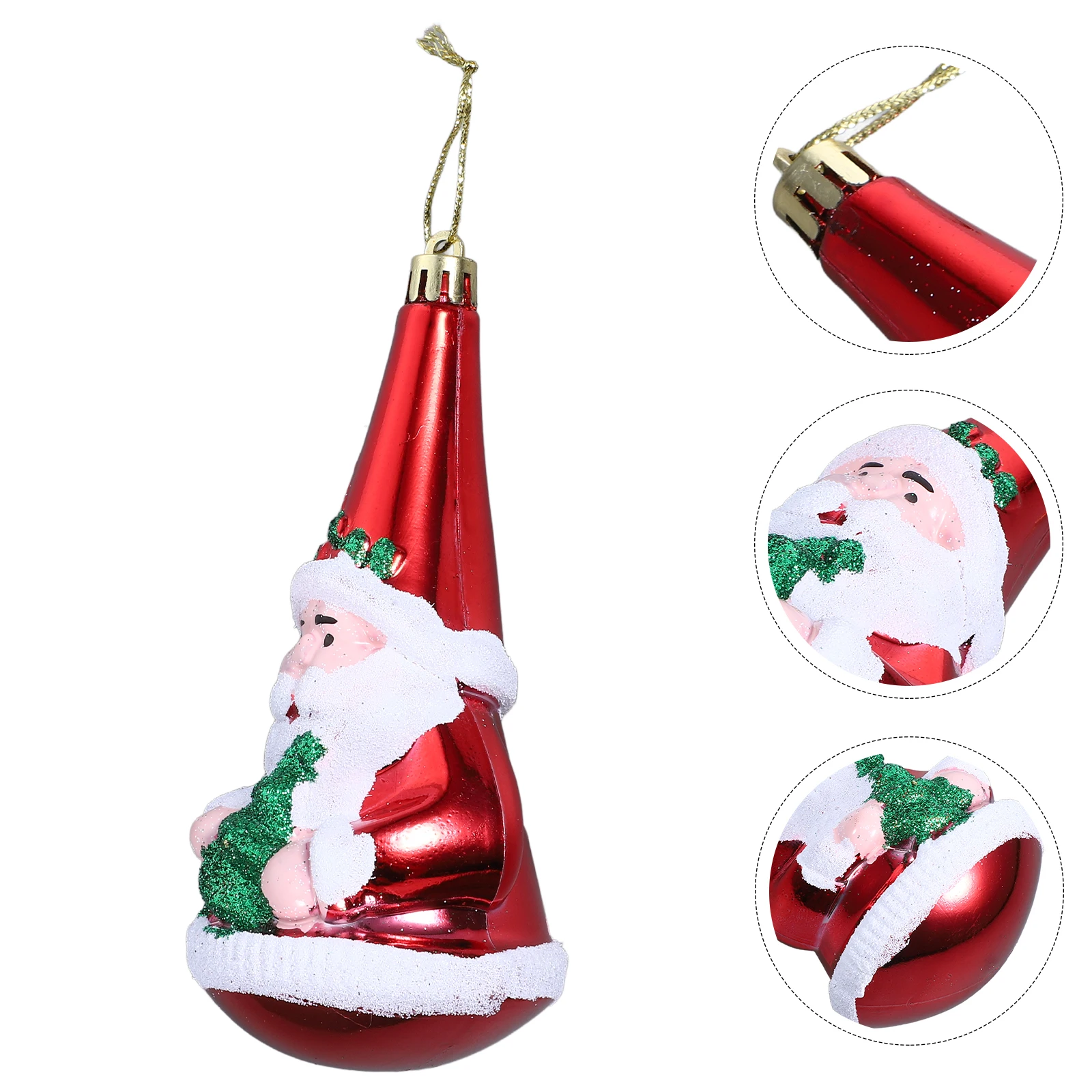 

3pcs Christmas Hanging Decor Plastic Xmas Tree Ornaments For Holiday Party Decoration Window Pendant Xmas Decorations