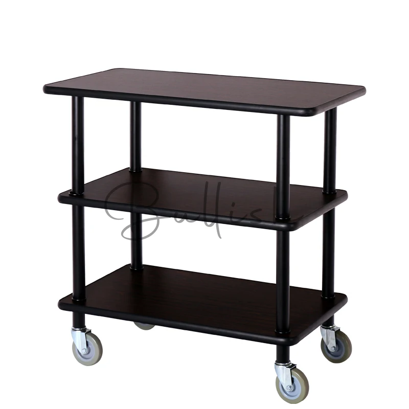 Hotel Mobile Deluxe Multifunctional Wine Service Vehicle Dining Table Side Dish Car Hot Pot Delivery Vehicle