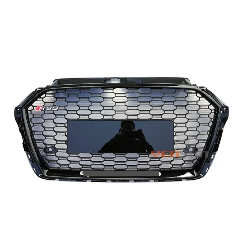 

Auto Tuning Parts Car Front Middle RS3 Grille for A3 S3 2017 2018 2019