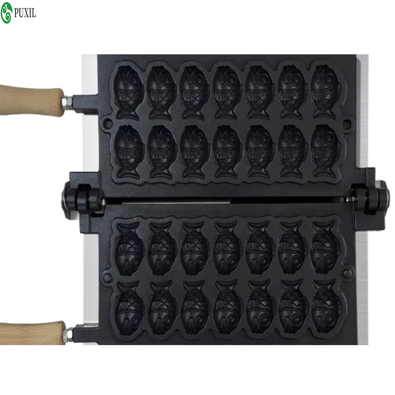 1500W sea bream cooking machine, commercial mini fish cake tool, Internet famous spread pancake machine, fried sauce pancake