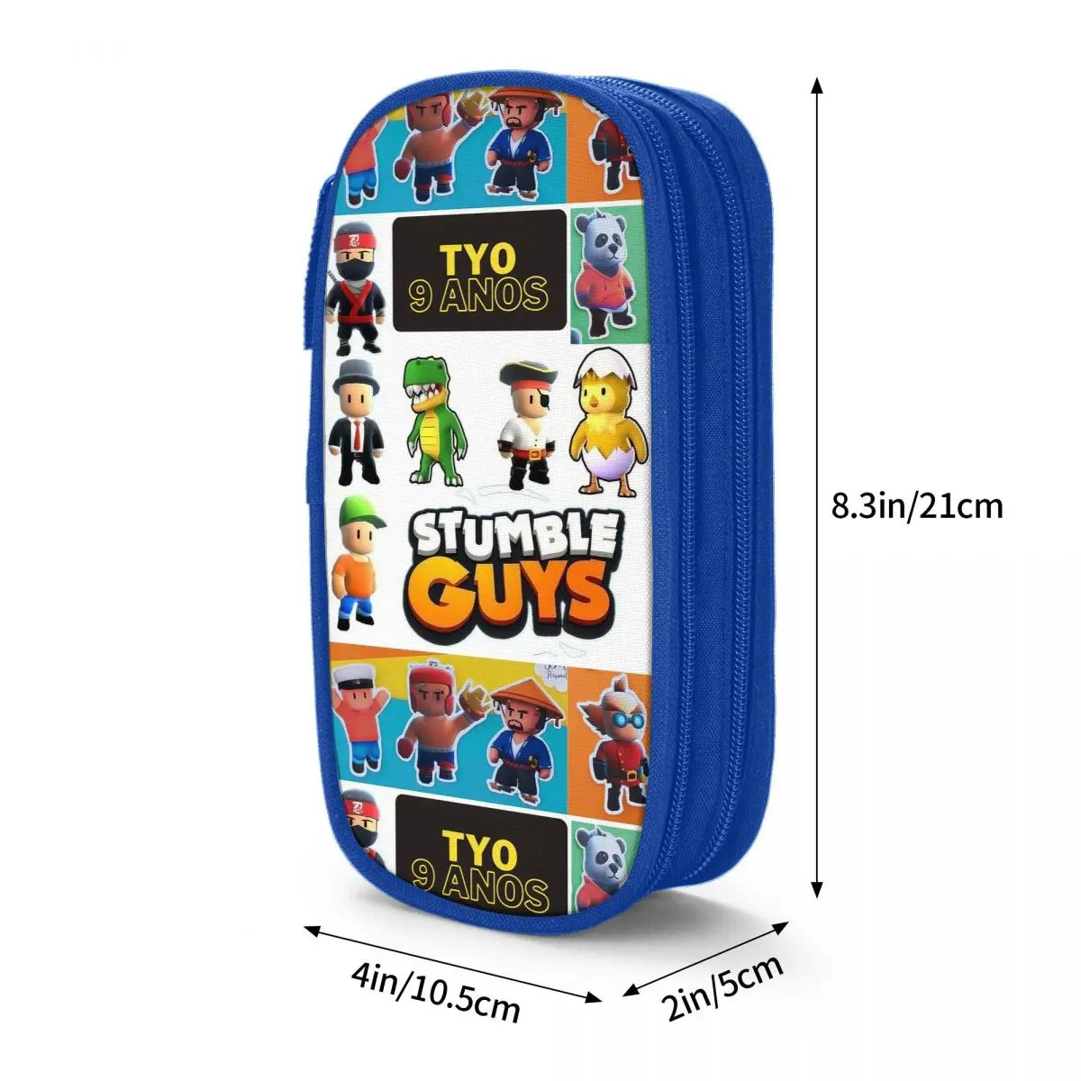 Creative Stumble Guys Game Pencil Case Cartoon Pencil Box Pen for Student Big Capacity Bags School Supplies Gifts Stationery