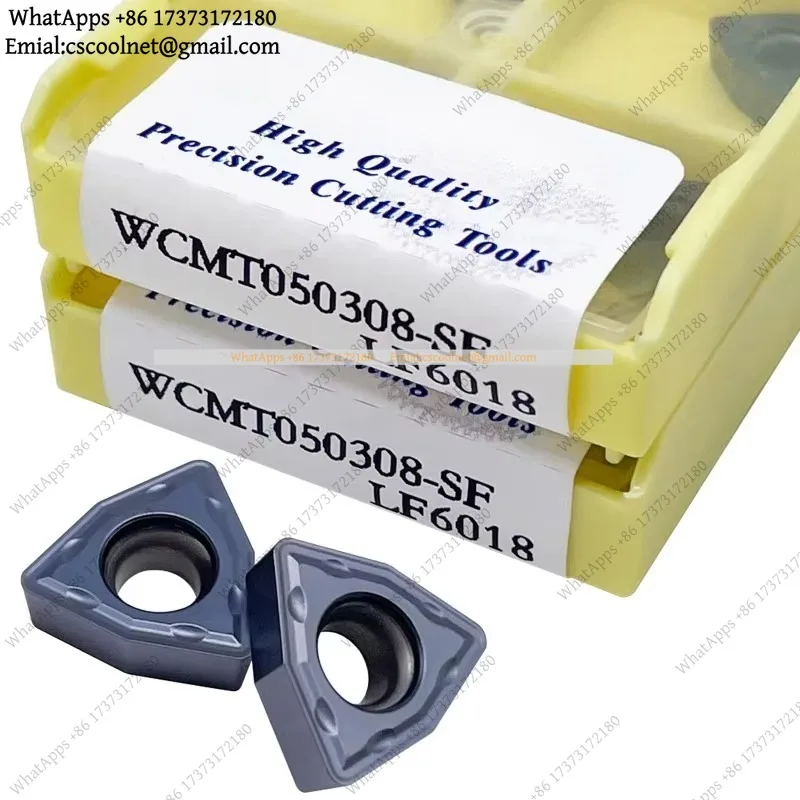 WCMX030208 WCMX040208 WCMT050308 WCMT06T308 WCMT080412 LF6018 6118 CNC Lathe Grooving Turning Carbide Insert For Stainless Steel