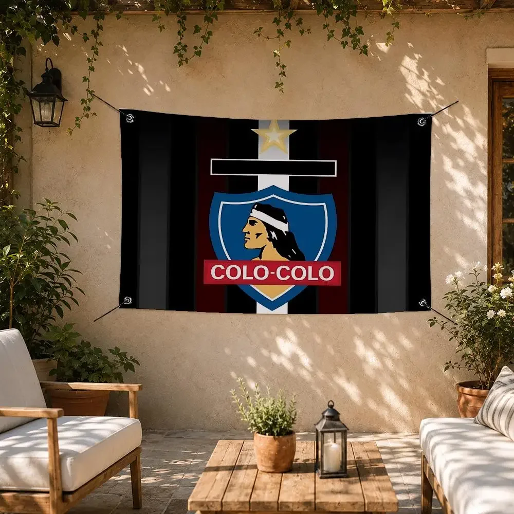 Pro Team Colo-Colo Flags Room Bedroom Home Outdoor Wall Hanging Concert Printed Background Decoration Art Banne