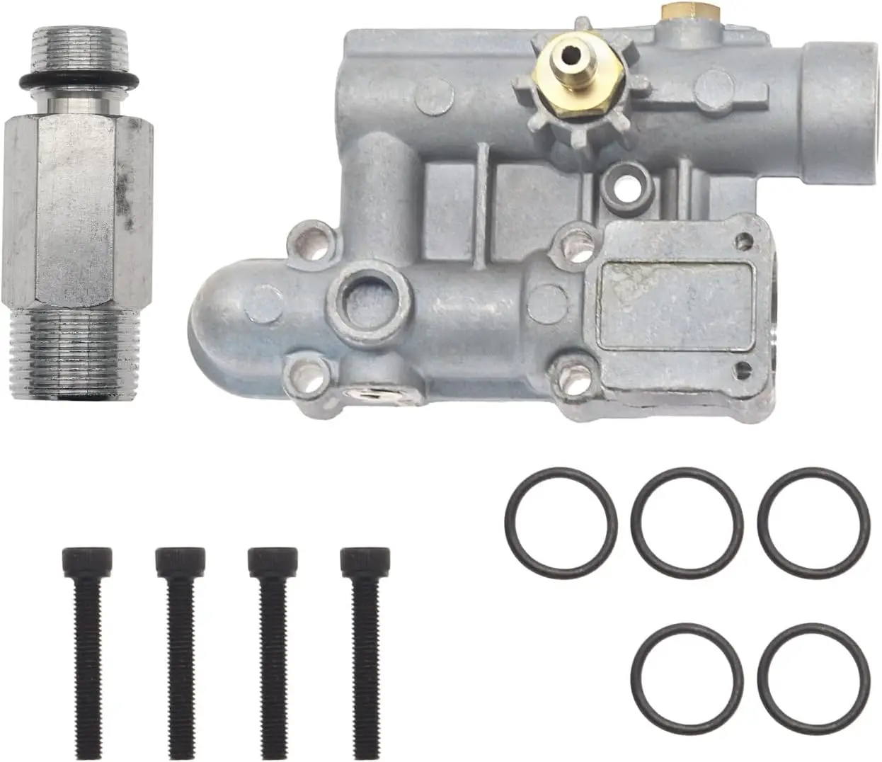 Pressure Washer Pump Manifold for 020228 16031 Pressure Washer EXWGV1721 Replaces 190627GS 190574GS Pressure Washer Pump Unloade