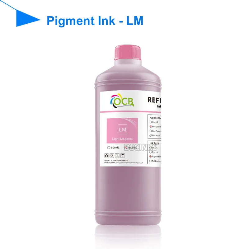 1000ml / bottle Pigment ink For Epson 3800 3800C 3880 3850 3890 7908 9908 7890 9890 11880 11880C printer high quality ink