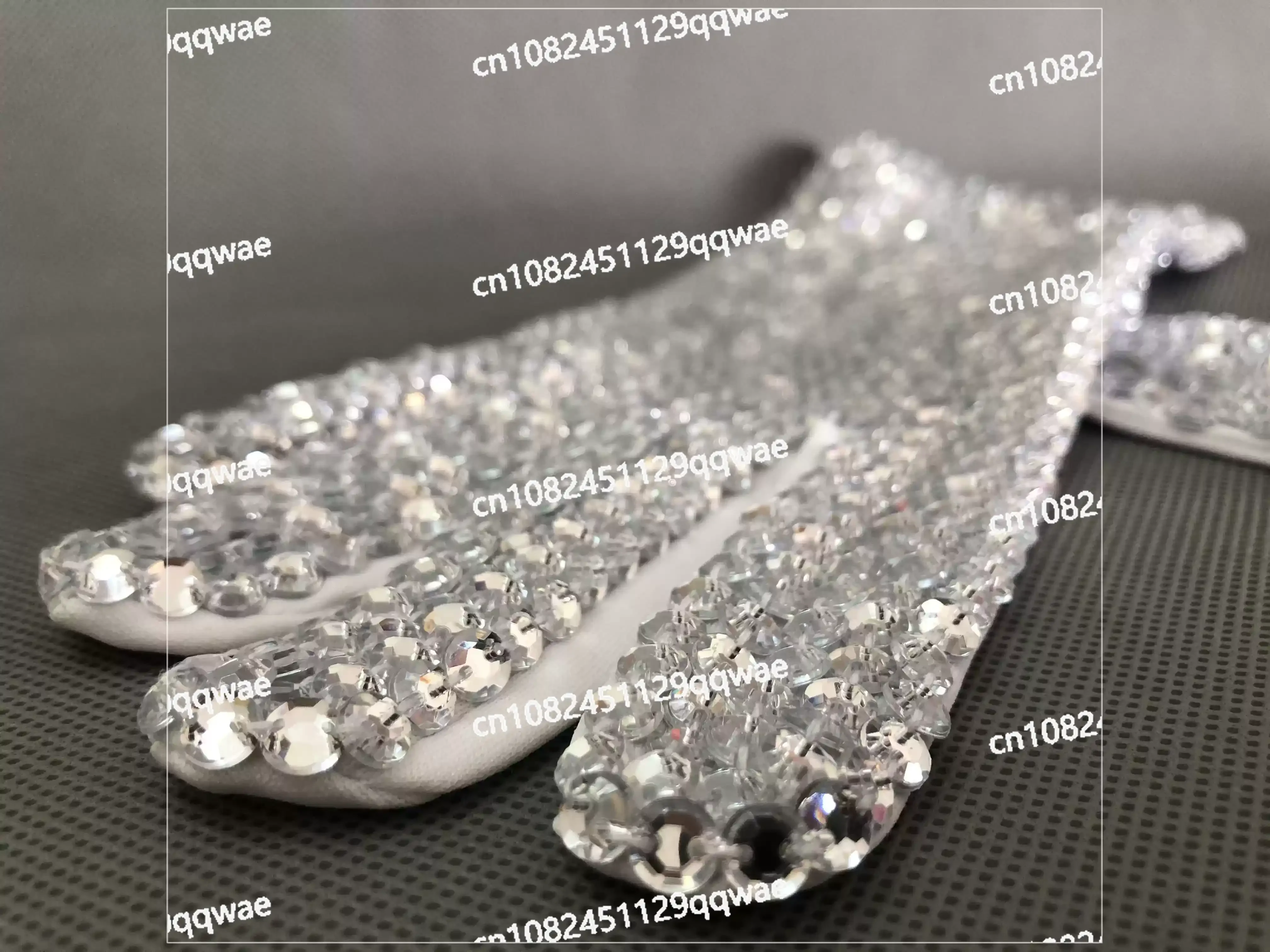 Jackson's same classic rhinestone hand-sewn white gloves