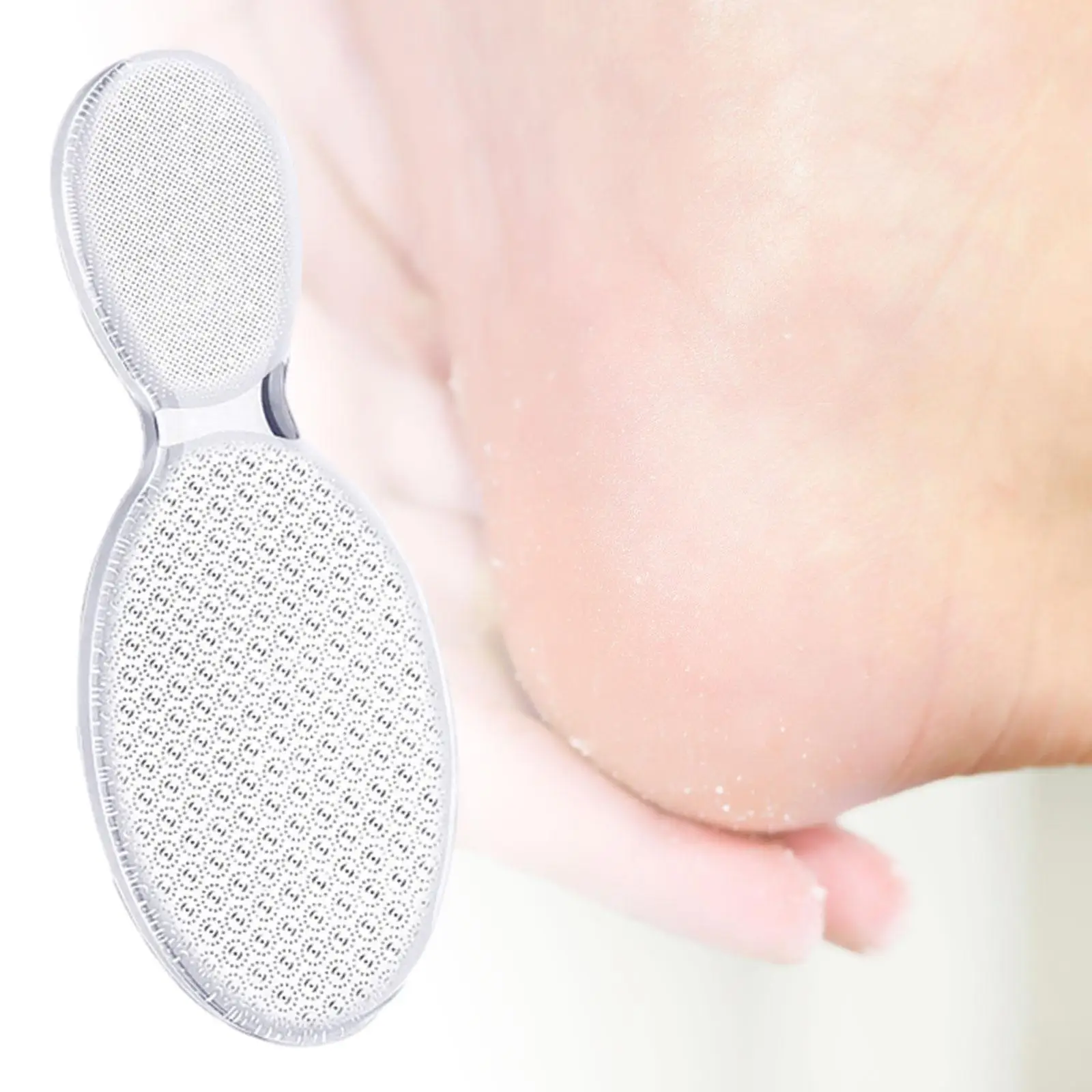 Feet Scrubber Foot Rasp File, Reusable Travel Use Handheld Feet Rasp for Skin Foot Callus Remover for Cracking Hard Skin,