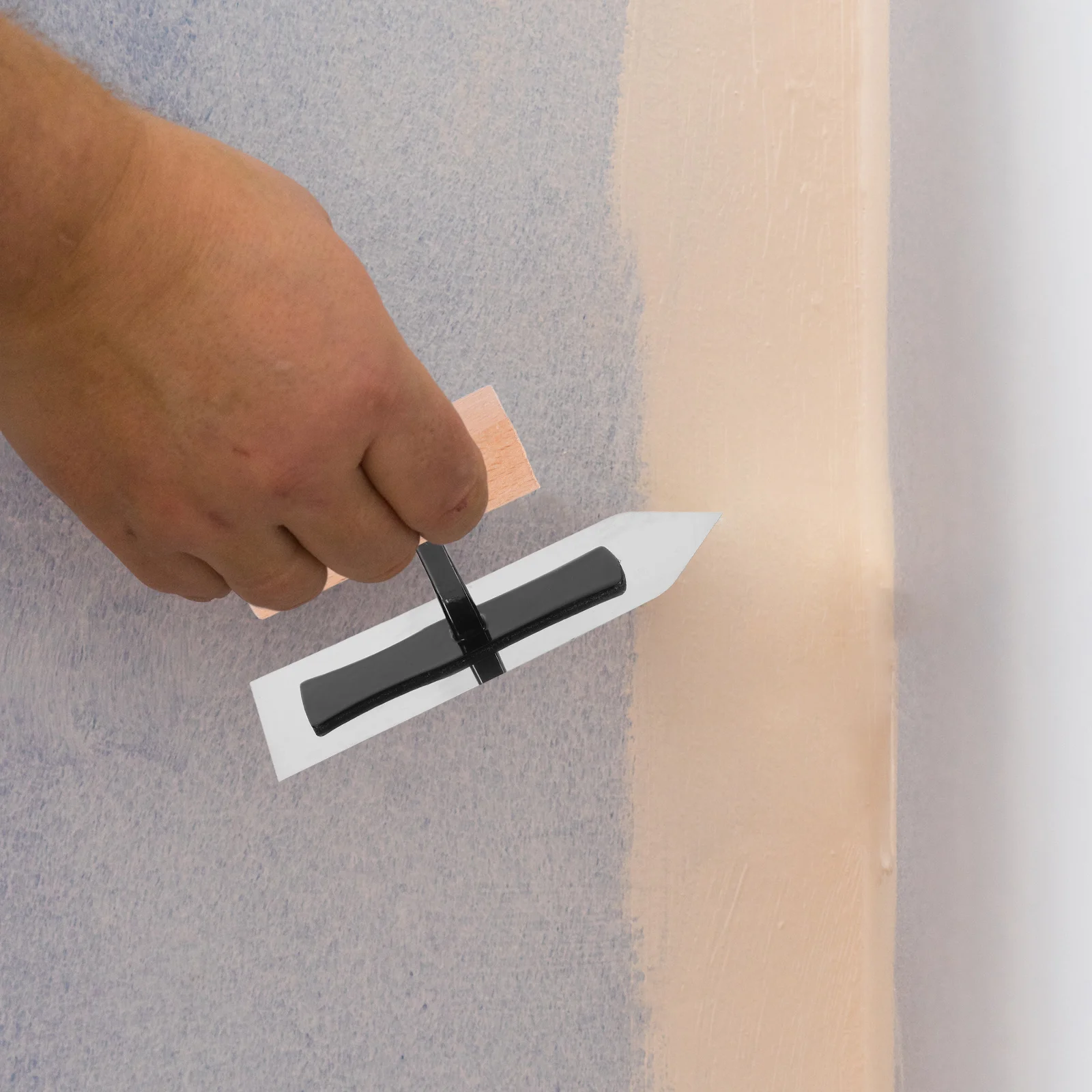 Mini-Edelstahlkelle, flaches Werkzeug für künstlerische Farben, Kieselalgenschlamm, präzise Detailarbeiten, Edelstahlkelle