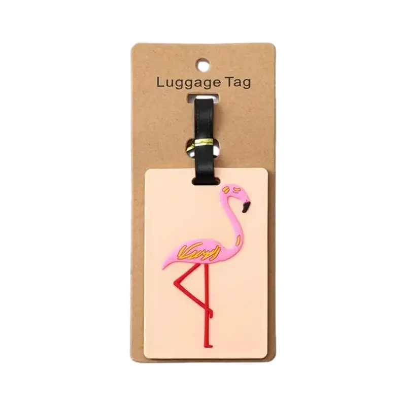 Anime Luggage Tag Cartoon Animal Baggage Travel Tags Identifiers Cute Cartoon Character Name Luggage ID Tags Animal Design