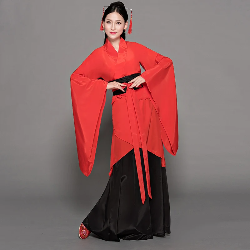 Hanfu Women's Ru Skirt, a Land of Rites and Etiquette, Same Style Clothing, Chinese Style Improved Han Element Performance Cloth