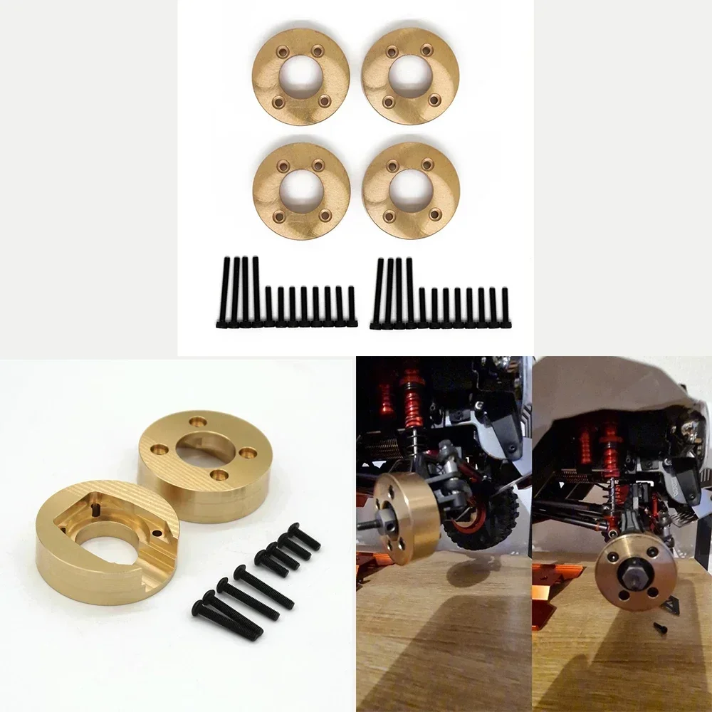 

2pcs/4PCS Brass Counterweight Balance Weight for YK4101PRO YK4102 YK4103 YK4082 YiKong RC Crawler Car Upgrade Parts