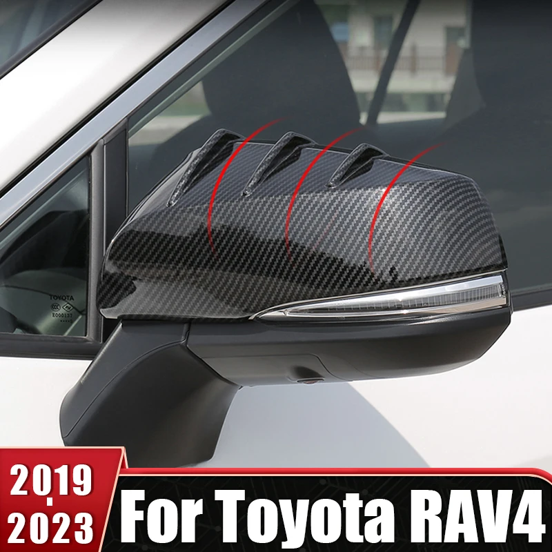 

Side Mirror Cover Trim Sticker Protection For Toyota RAV4 XA50 2019 2020 2021 2022 2023 2024 Rearview-Mirror Car Accessories