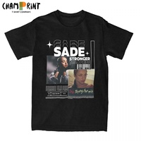 Men's Sades Vintage Music Concert Tour 80s T Shirts Cotton Clothes Awesome Short Sleeve Round Collar Tees Gift Idea T-Shirt