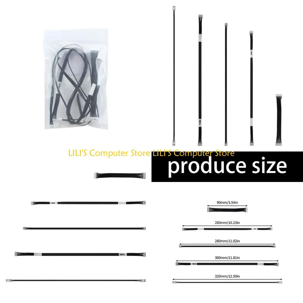 

A52B 5 in 1 Cable For X1/P1 Printer Cable Pack Power Supply Cable Hub Panel Sensory