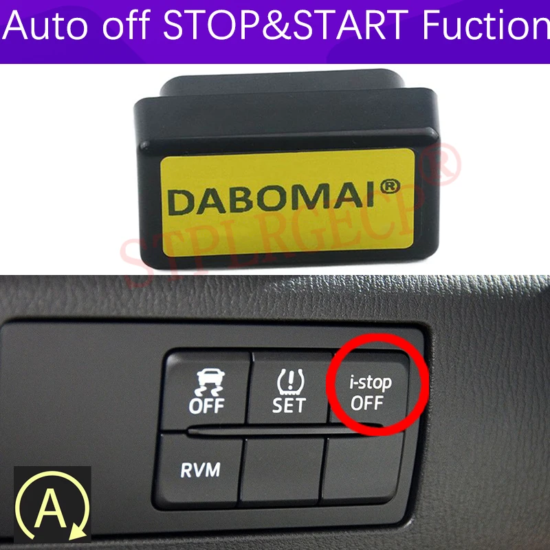 I-stop for Mazda3 Mazda6 CX-3 CX-4 CX-5 CX-8 2016-2023 Car Automatic Stop Start Engine System Off Device Control Sensor