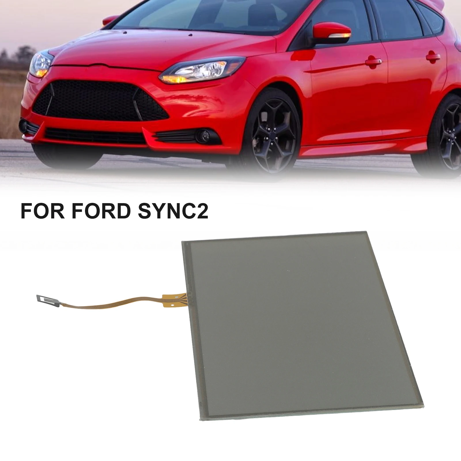 

1X FOR FORD Sync 2 Correct Connector Direct Installation Glass Digitizer REPLACEMENT Radio Navigation TOUCH-SCREEN