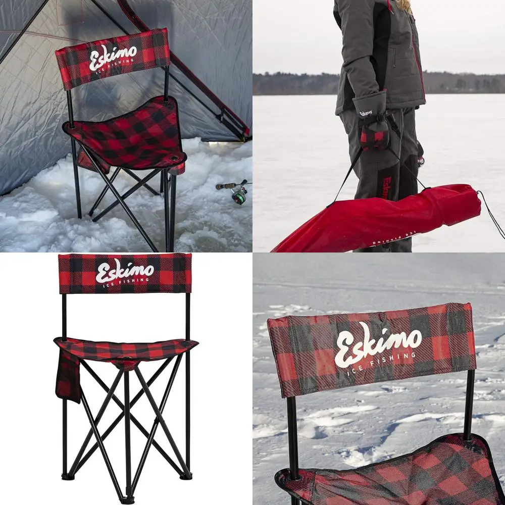 

Red and Black Buffalo Plaid XL Folding Camp Chair
