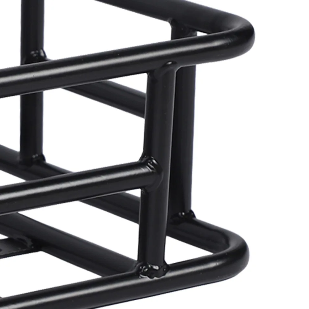 

Прочная железная велосипедная корзина, водонепроницаемая велосипедная корзина большой емкости, сверхмощная съемная задняя велосипедная корзина для хранения на заднем сиденье велосипеда