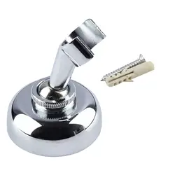 Hand Shower Holder Zinc Alloy Wall Mounted Handheld Adjustable Angle Bathroom Fitting Wall Shower Accessories Shower Holder