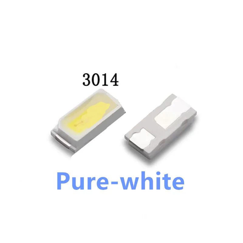 Super Bright 3014 0.1W 10-12LM SMD LED, Pure-white, Warm-white, Natural-white, Cool-white, Lamp Beads 3.0*1.4MM