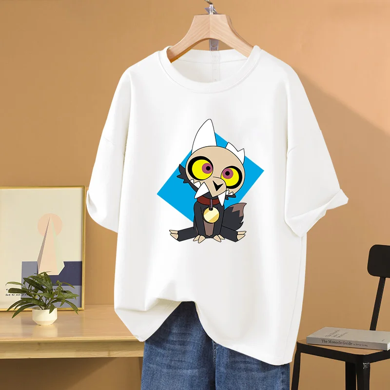 Disney The Owl House print T-shirt Leisure Sports Street Harajuku Couple Student T-shirt