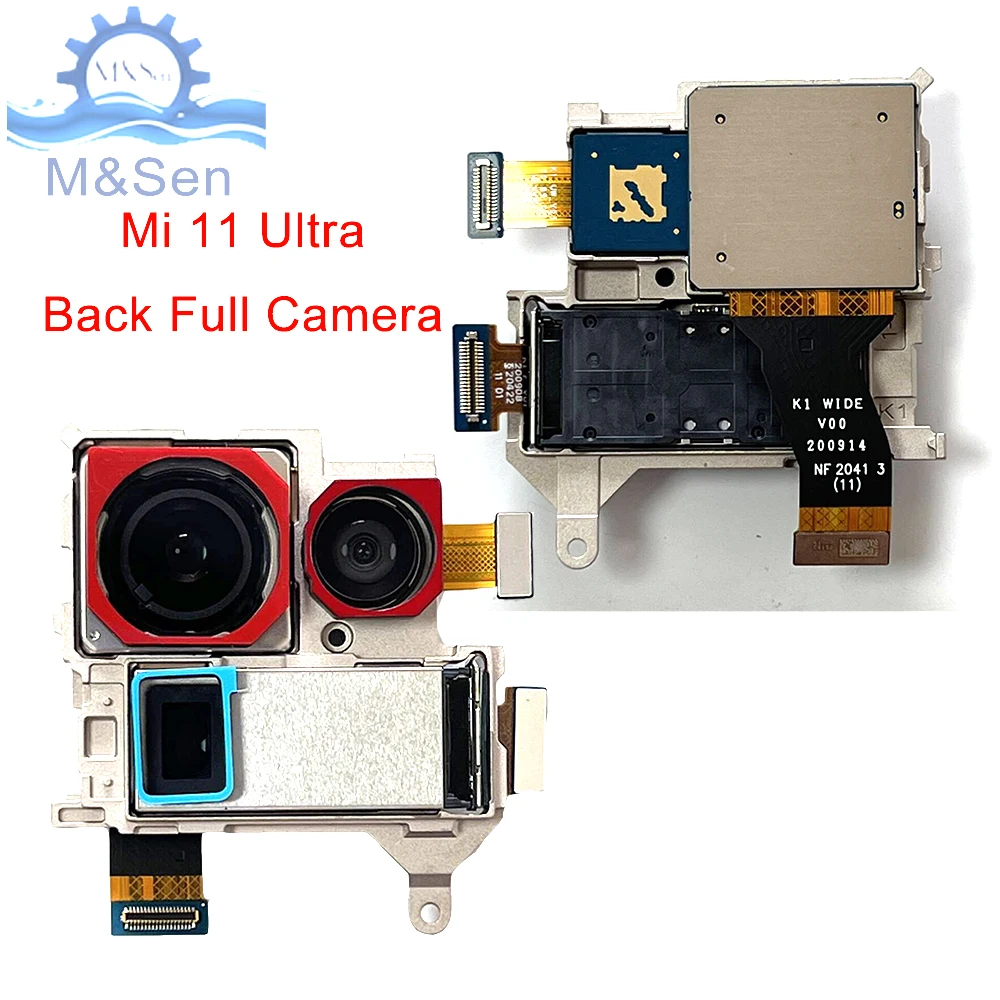 Original For Xiaomi 11 Ultra Back LCD Display Screen Rear Camera Flash Light Sensor For Xiaomi 11Ultra Rear Big Camera Flex