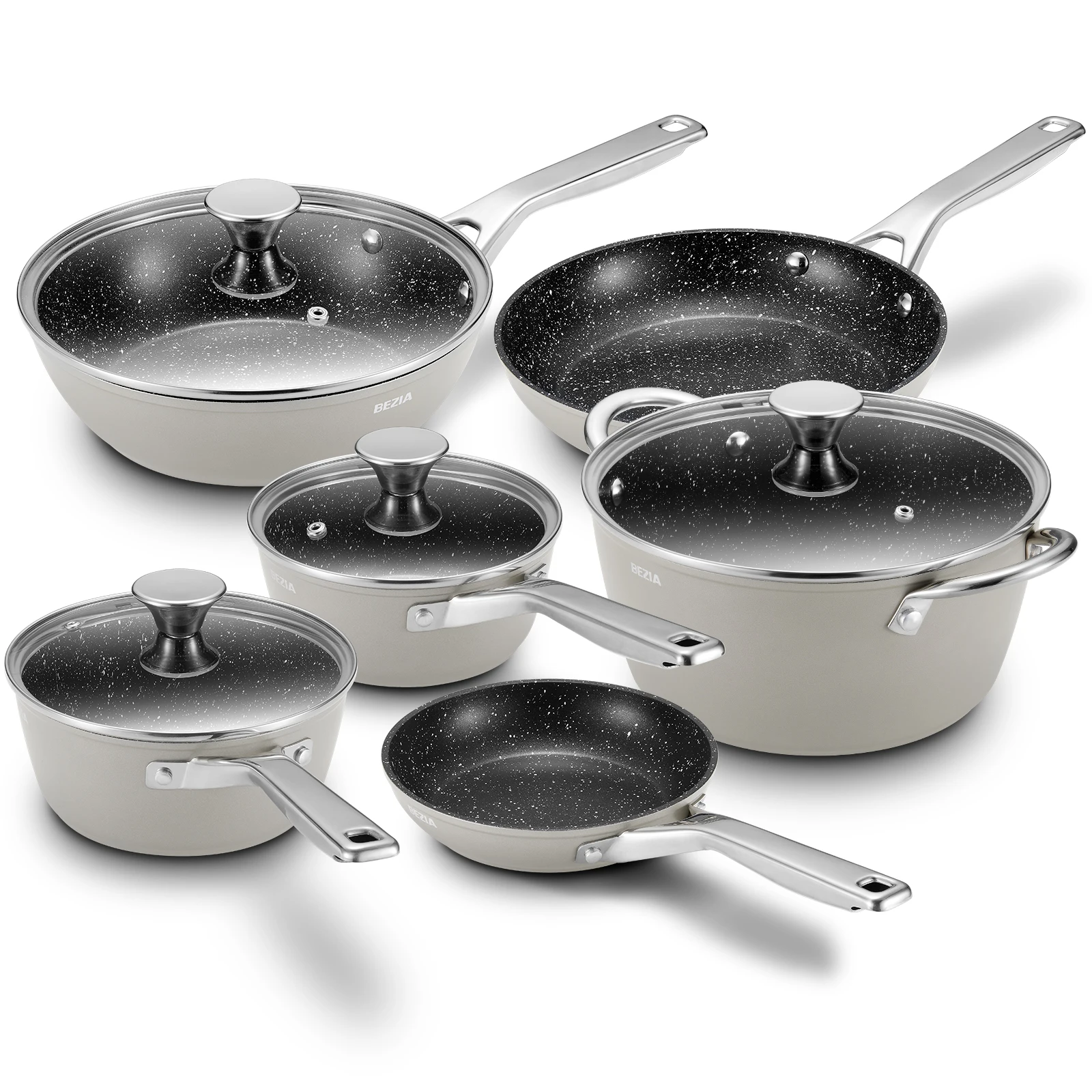 Induction Nonstick Cookware Set 6