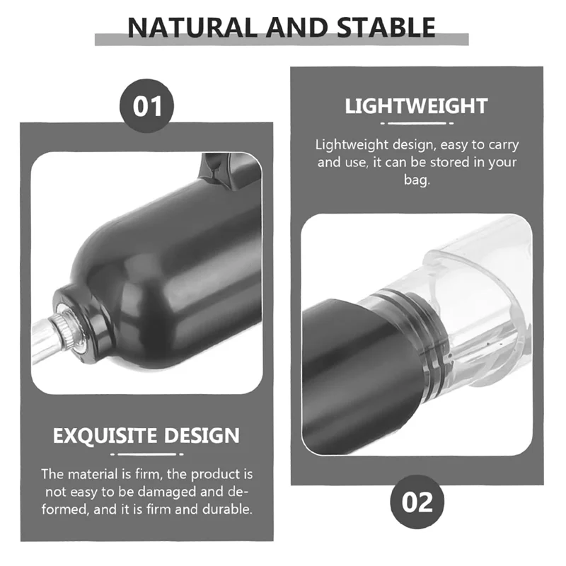 B48B-مضخة هواء يدوية محمولة لكرة القدم قابلة للنفخ كرة السلة الكرة الطائرة كرة القدم بركة يطفو إطار الدراجة- 2 قطعة مضخات الكرة #2