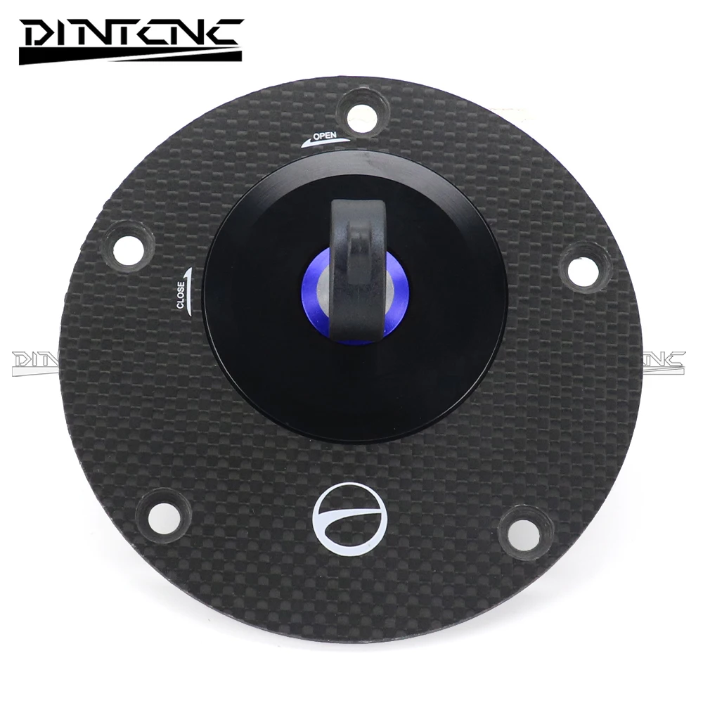 For YAMAHA MT10SP MT09SP MT07 MT09 MT10 SP MT03 Carbon Fiber Fuel Tank Cap Quick Release Anti-Theft Lock Cover Kit Accessories