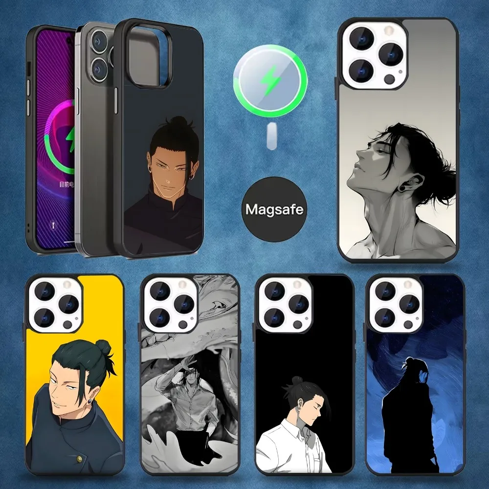 

Suguru GetoS Phone Case For iPhone 16,15,14,13,12,11,Pro,Max,Plus,Mini,Magsafe,Magnetic Wireless Charging Case