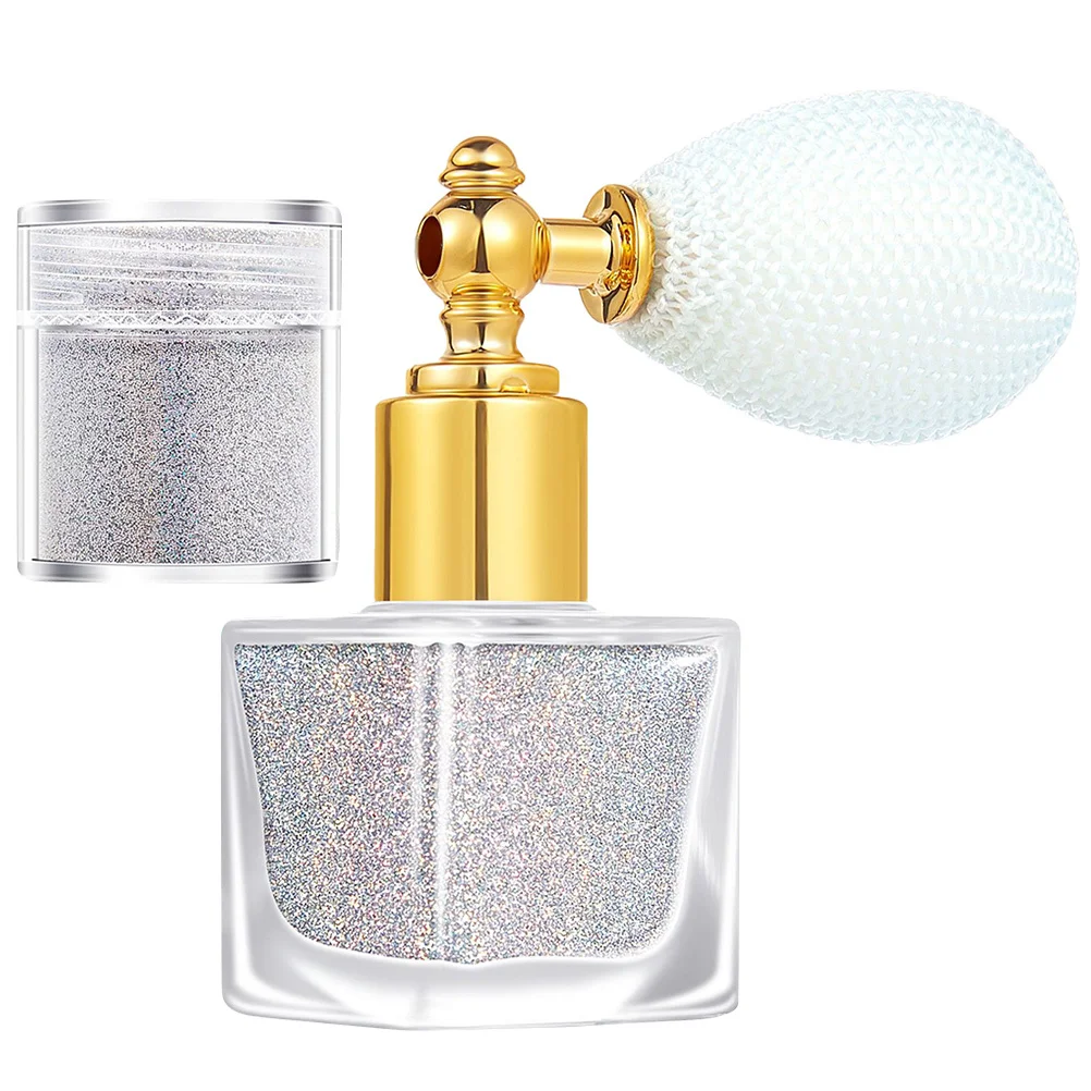 1Set Flash Powder Spray Glitter Body Highlighter Shimmer Makeup für Gesichtshaar Glow Effect Highlight Spray Multi Use