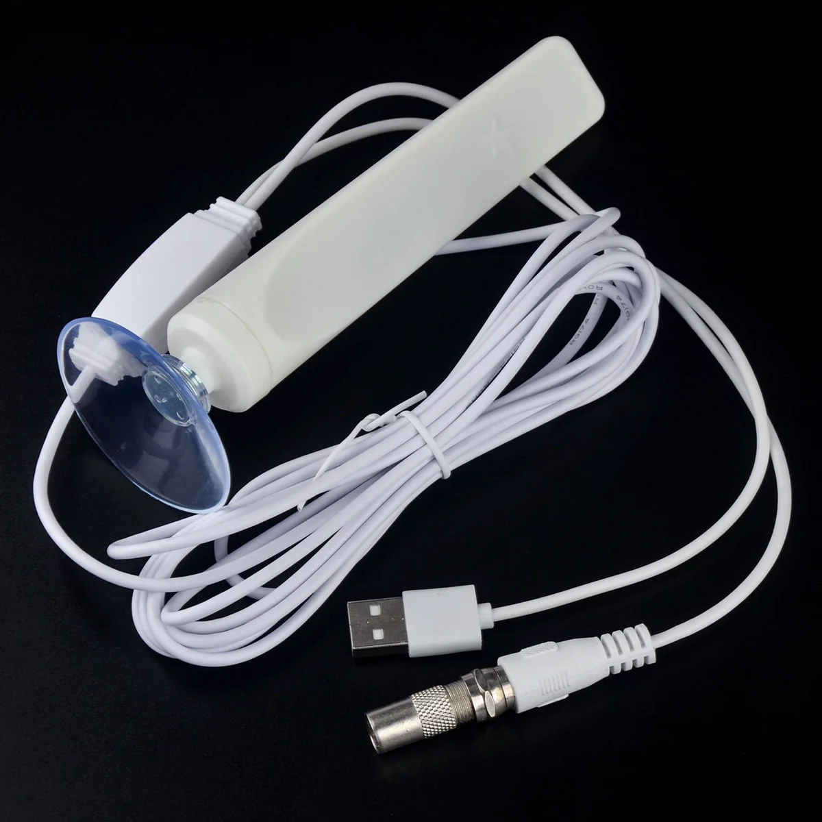 Antena Digital HDTV para interior, amplificador de radio de rango de 50 millas, DVB-T2, receptor de señal parabólica aérea