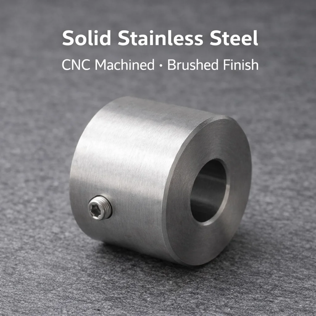 

Stainless Steel Main Counterweight for SME 3009/3010/3012, Dual Height Design, Secure Locking, Precision Balance Weight