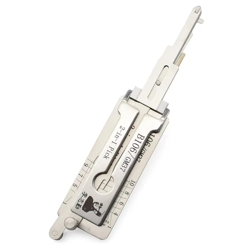رائجة البيع عالية الجودة Lishi B106 GM37 2 في 1 أدوات فك الأقفال اختيار لـ B-UICK C-ADILLAC C-HEVROLET G-M