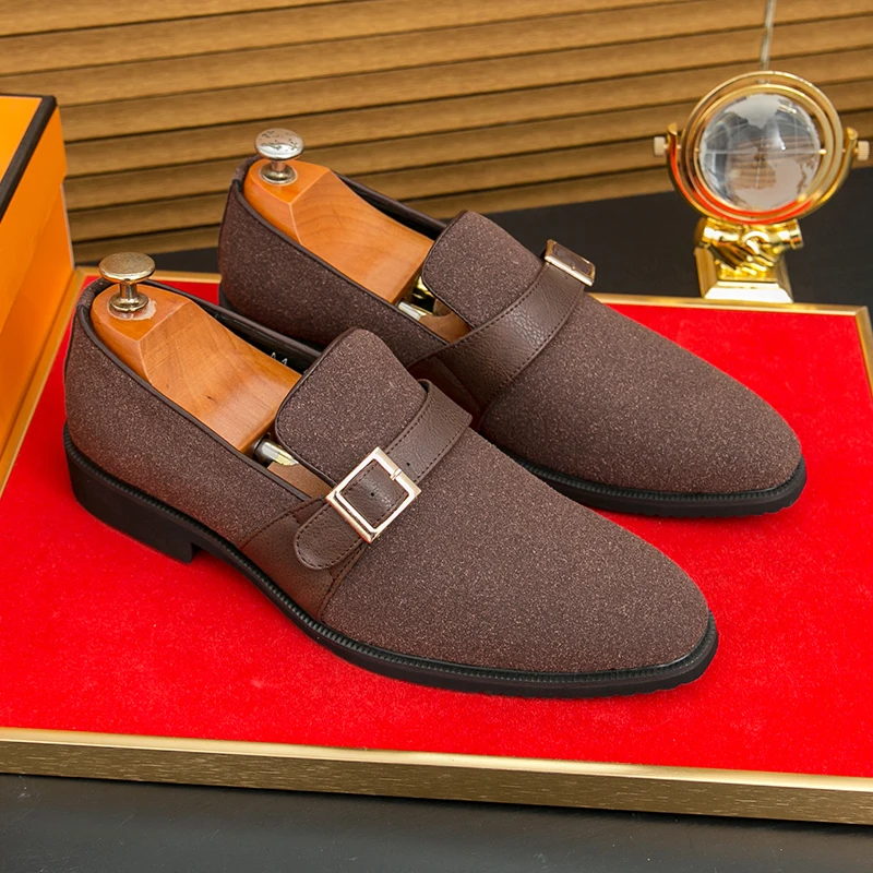 

Leather Shoes Business Formal New Shoes for Men Dress Tenis De Hombre Moccasins Mokasin Tenis Caballero Designer fashion