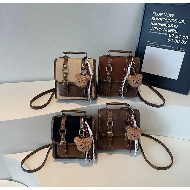 

Доступная роскошная женская сумка через плечо 2025 года, винтажная сумка-тоут, прочная искусственная кожа для ежедневного использования, легкая, шикарная, эстетичная, пригородная