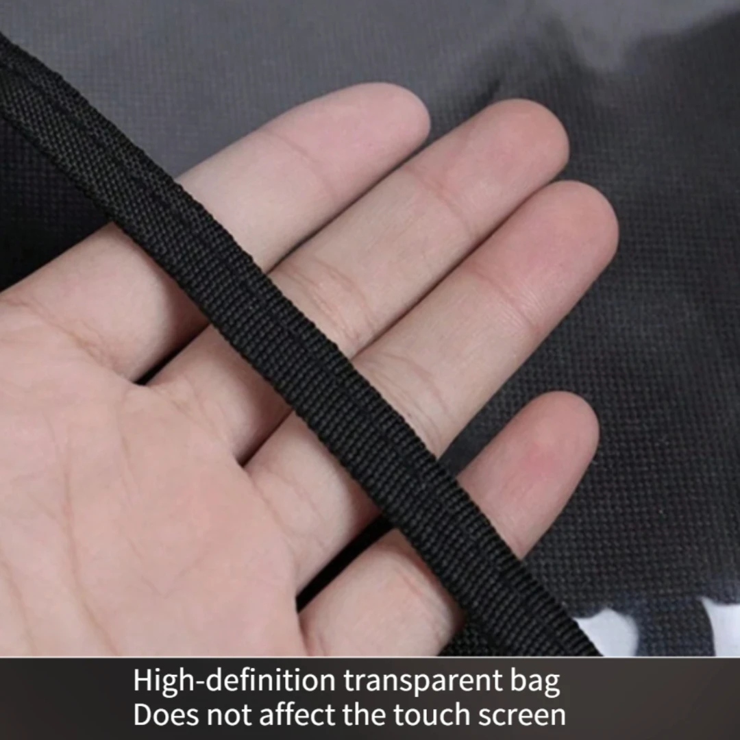 Car Storage Bag Seat Back Storage Bag Multi-function Black Hanging Bag for Tablets, Snacks, Water Cups, Toys, etc.