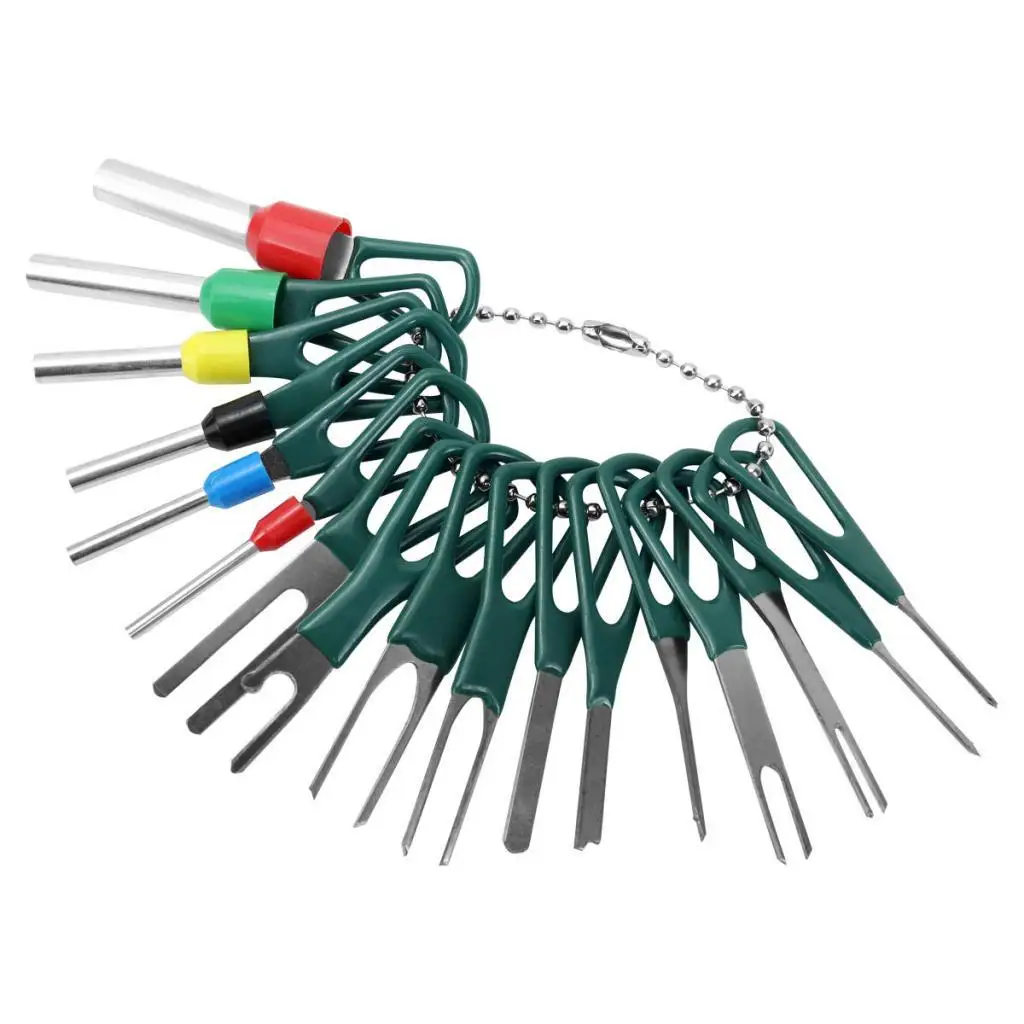 

Efficient Pin Extractor Removal Tool Multi Piece Terminal Release Kit for Automotive Electrical Connector and Dr Tool Hooks