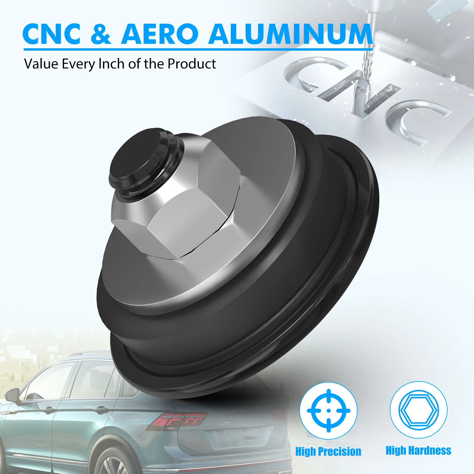 Universal Rear Wiper Delete Plug Cap For Bmw E46 3 Series Hatchback Aluminum Rear Wiper Cover Kit For Honda ​Civic Acura Integra