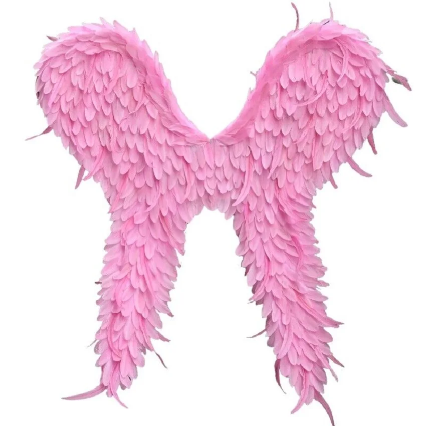 

Super large Victoria pink feather angel wings Catwalk photography Show Costumes