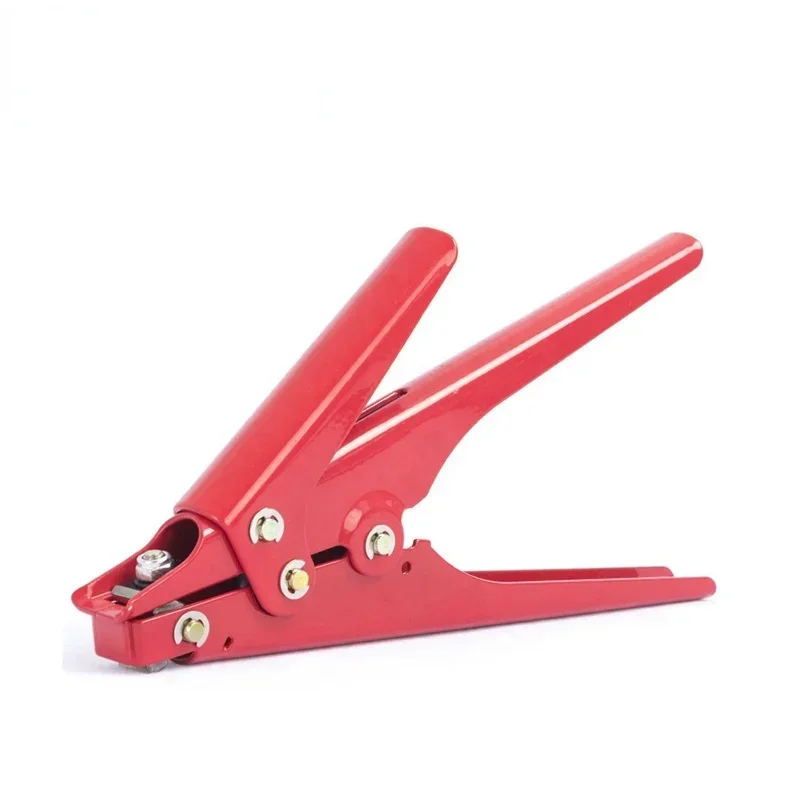 Red 2.4-9 Mm Cable Tie Gun Tensioning and Cutting Tool for Plastic Nylon Cable Tie Plier or Fasteners Circlipstang