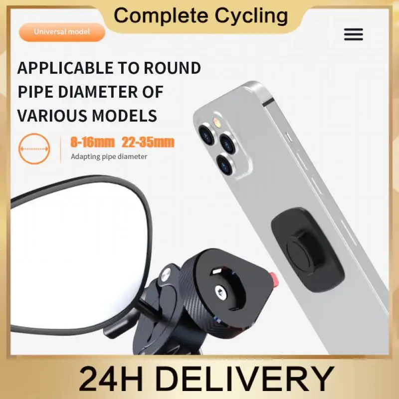 Mobile Phone Holder Light Weight Stabilize Adjustable Riding Bracket Convenient Holder Stands Nylon Glass Fiber